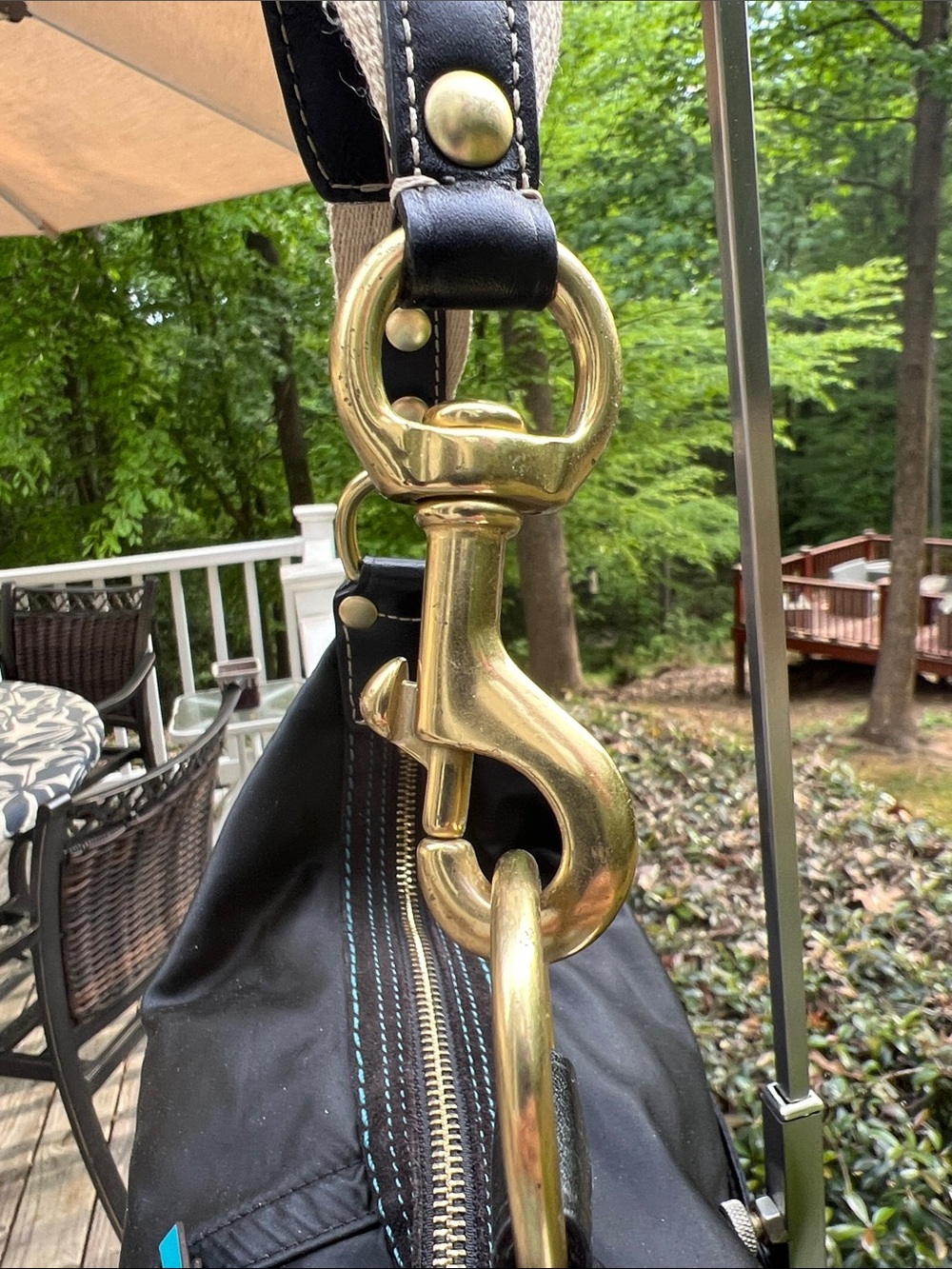 COACH nylon Black Mini Hobo Bag - Picture 9 of 16